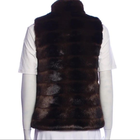 MICHAEL KORS FAUX FUR VEST NWOT LARGE - Picture 11 of 16